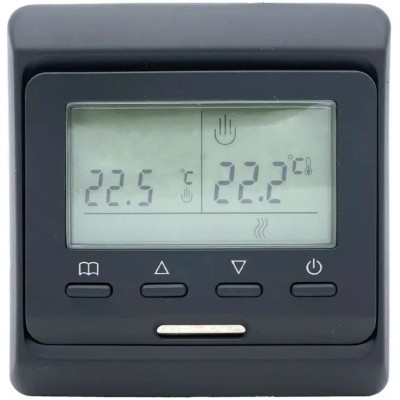 Терморегулятор Е 51 черный, программируемый для теплого пола купить в Красноярске