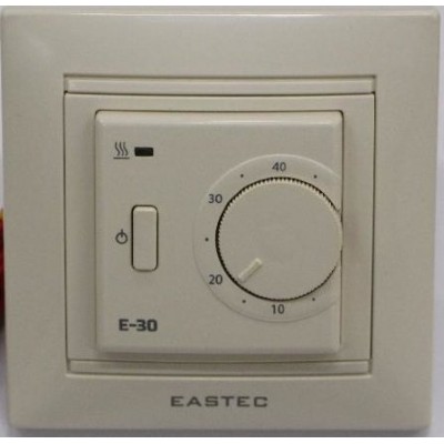 Терморегулятор EASTEC E -30 (Встраеваемый в рамку Legrand Valena, механический, кремовый, 3,5 кВт.) для теплого пола